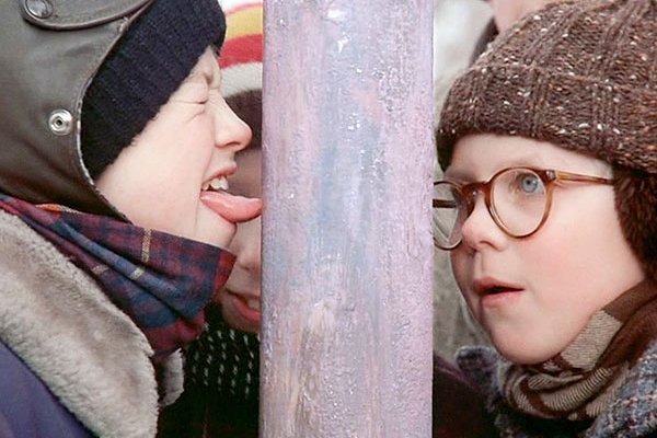 'A Christmas Story' redux: Haverford boy gets tongue stuck to pole in dare | PhillyVoice