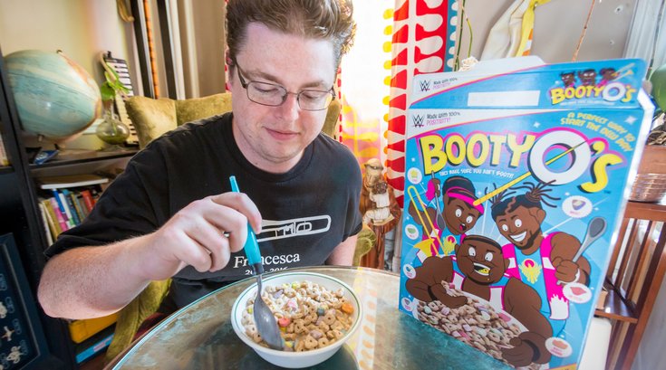 WWE Booty-O's cereal Bad For You