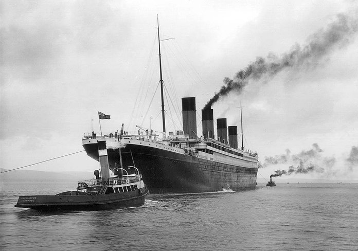 Rare photographs said to support theory that fire, not ice, sunk Titanic |  PhillyVoice