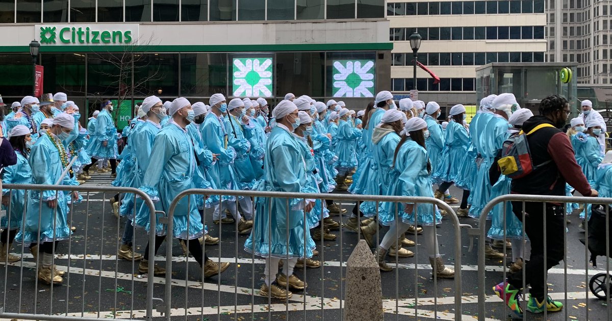 Woodland Christmas Parade 2022 Mummers Parade Arrives On South Broad Street After Delay On New Year's Day  | Phillyvoice