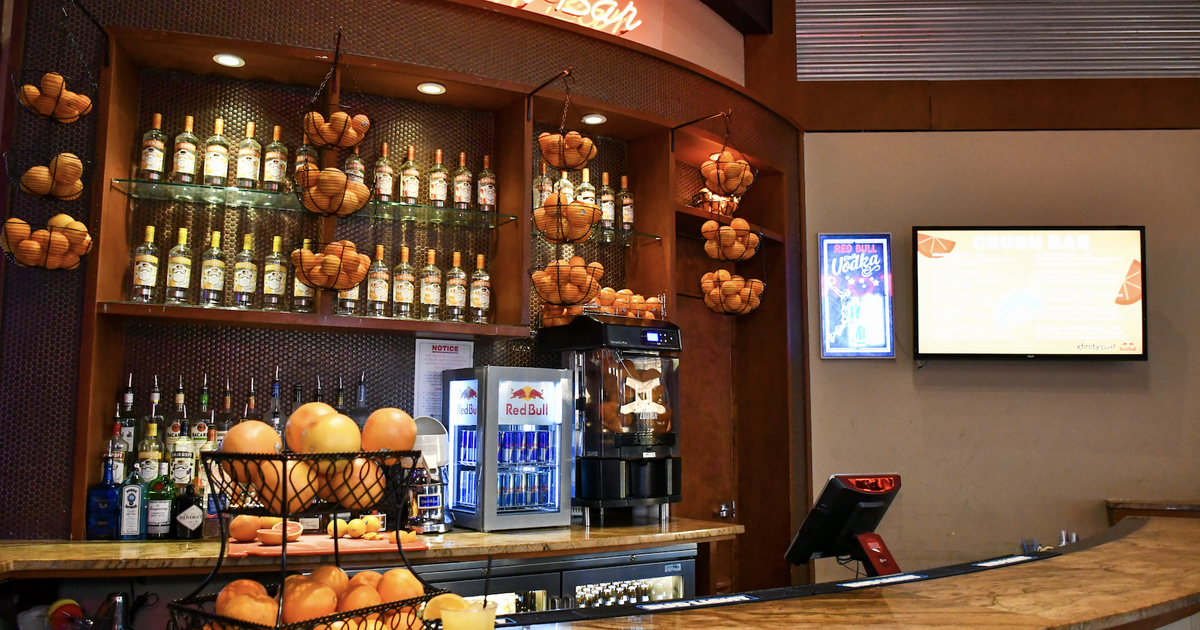 Crush Bar in Xfinity Live! is inspired by Maryland's orange crush