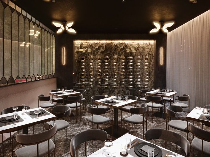 SIN Philadelphia northern liberties dining room rendering