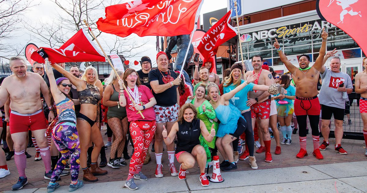 Cupid's Undie Run 2023 Strip down to your underwear to raise money for