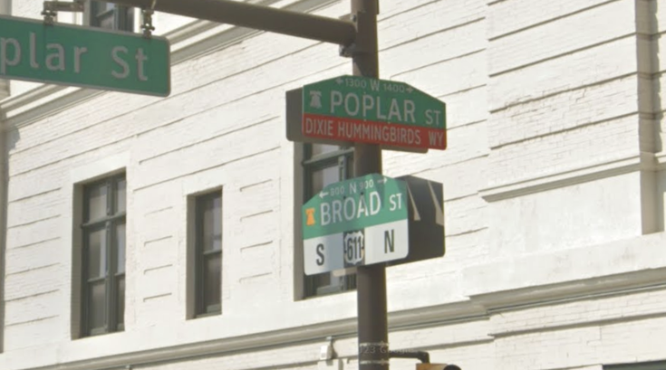 Broad and Poplar streets