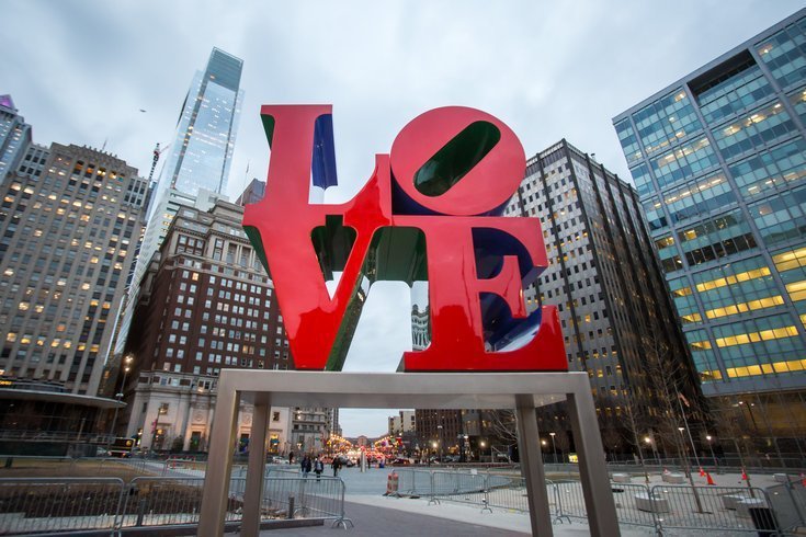 love park valentine's day weekend