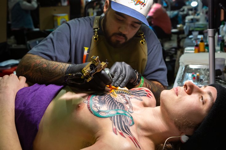 Autymn Ortego Suspension | Philadelphia Tattoo Festival 2023 |  EPICJONTUAZON - YouTube
