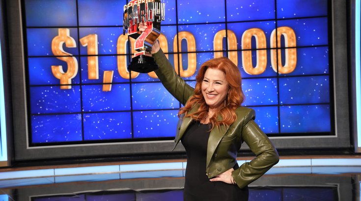 celebrity jeopardy lisa ann walter winner