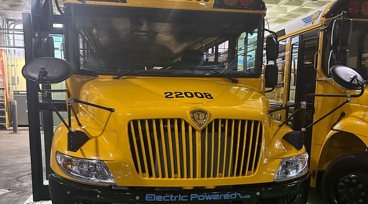 Electric school buses