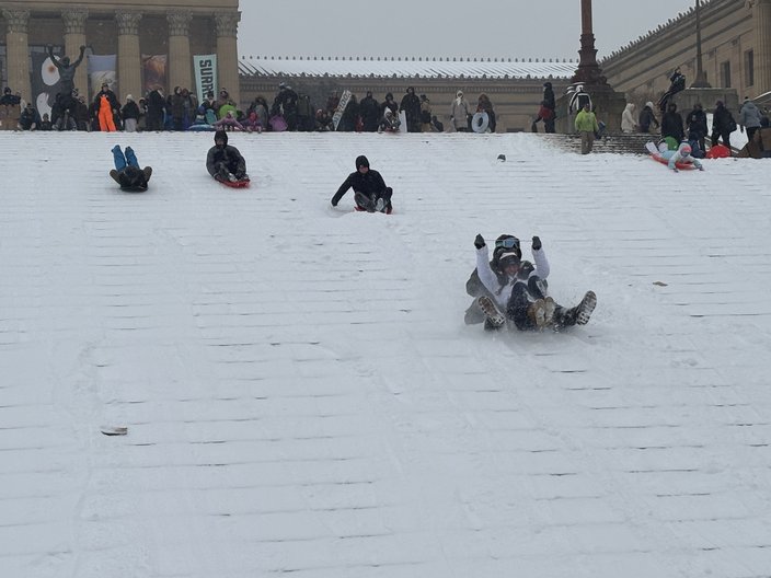 Snow 2026 Philly Art Museum