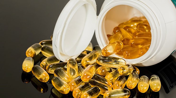 Vitamin D fish oil supplements
