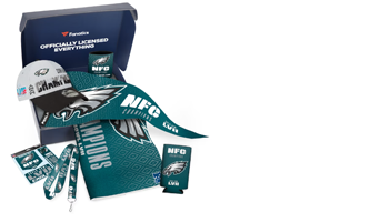 Philadelphia Eagles Fanatics Pack 2022 NFC Champions Gift Box