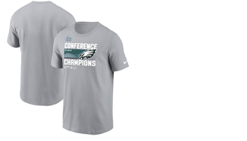 Philadelphia Eagles Nike 2022 NFC Champions Locker Room Trophy Collection T-Shirt