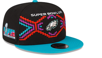 Limited: Philadelphia Eagles New Era Super Bowl LVII Tarmac 9FIFTY Snapback Adjustable Hat