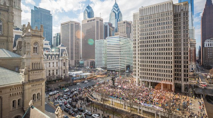 Carroll - Affordable Care Act Protest in Center City