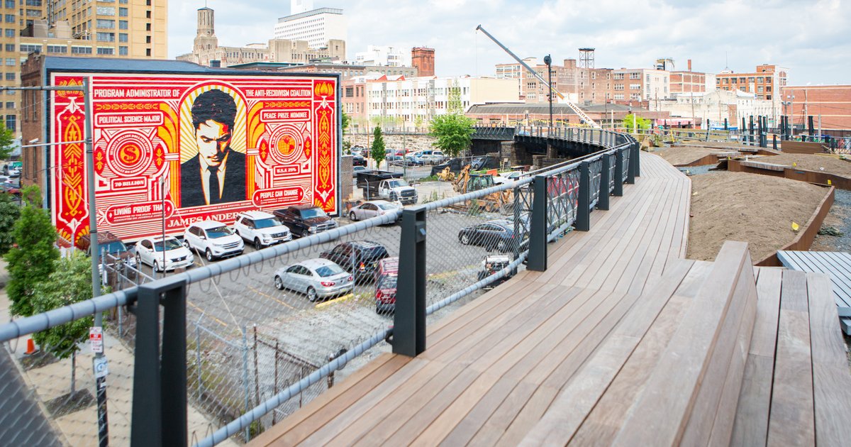 PHOTOS Take a glimpse at Philly's Rail Park PhillyVoice
