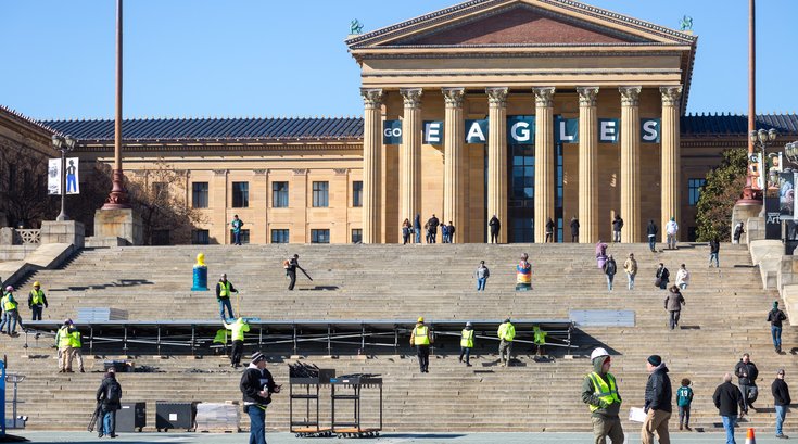Carroll - Eagles' Parade Preparations