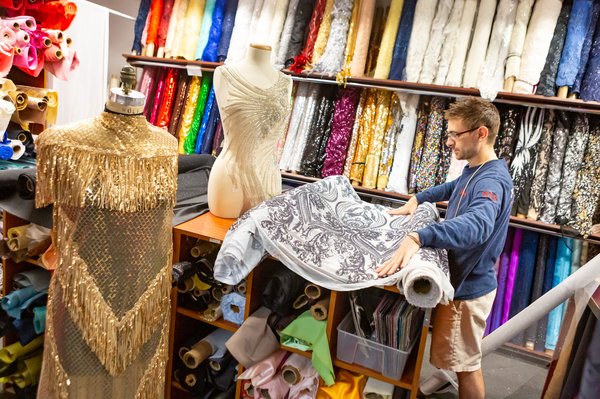 Carroll - Fabric Row during prom season