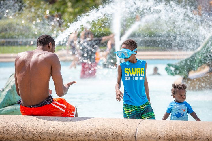 Carroll - Summer, Swimming in Fountains, Logan Square, Heat Wave