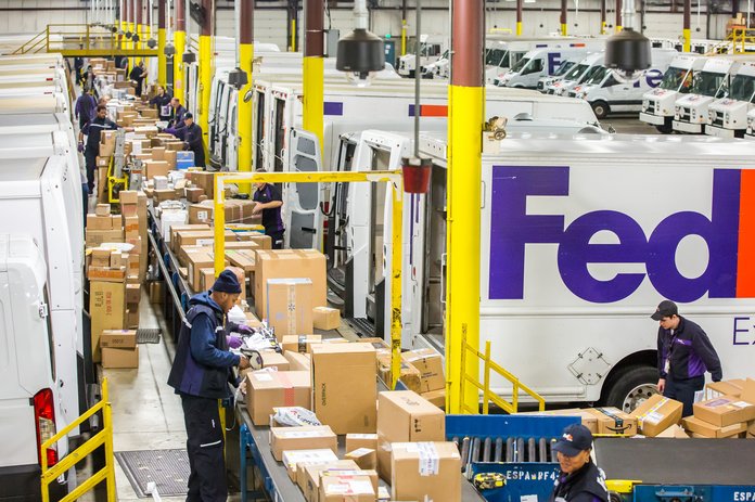 At Philly FedEx facility, packages don't hang around for long | PhillyVoice