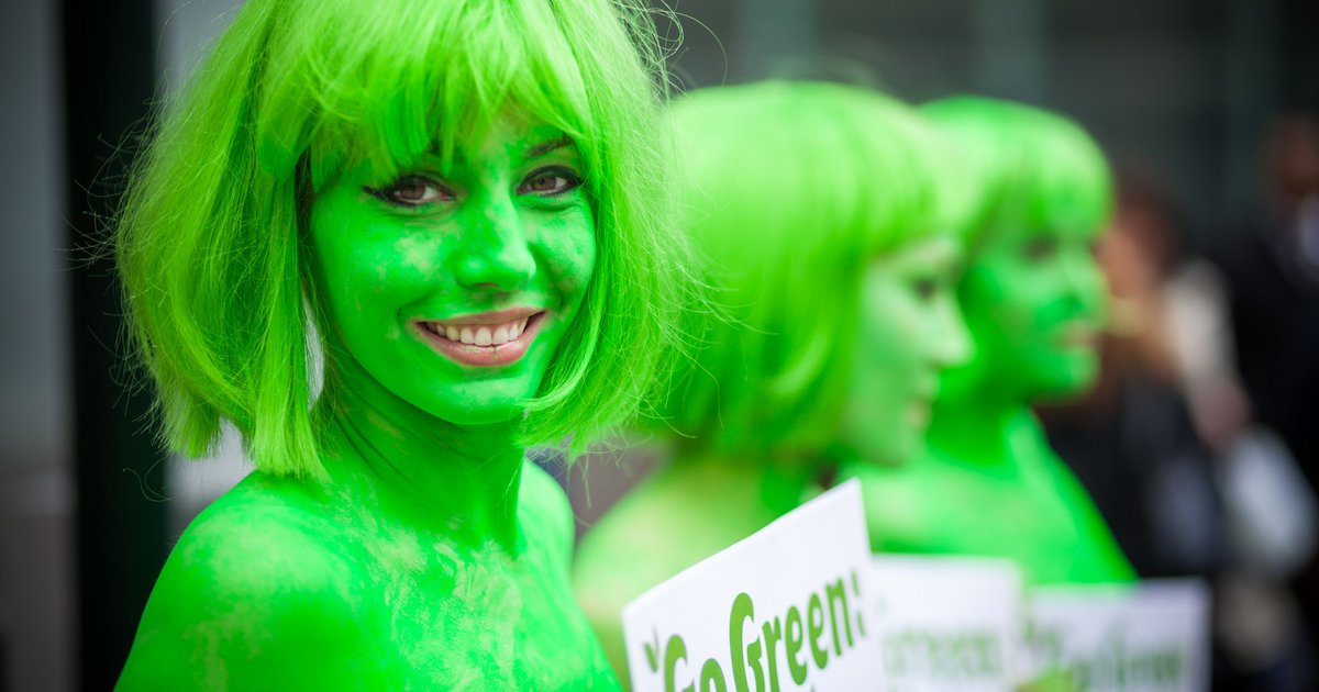 Gallery PETA's 'Green Beauties' promote veganism PhillyVoice