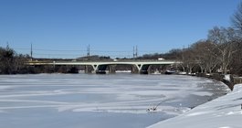 Frozen Schuylkill River