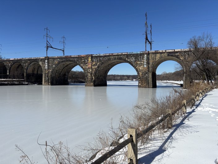 Icy Schuylkill River