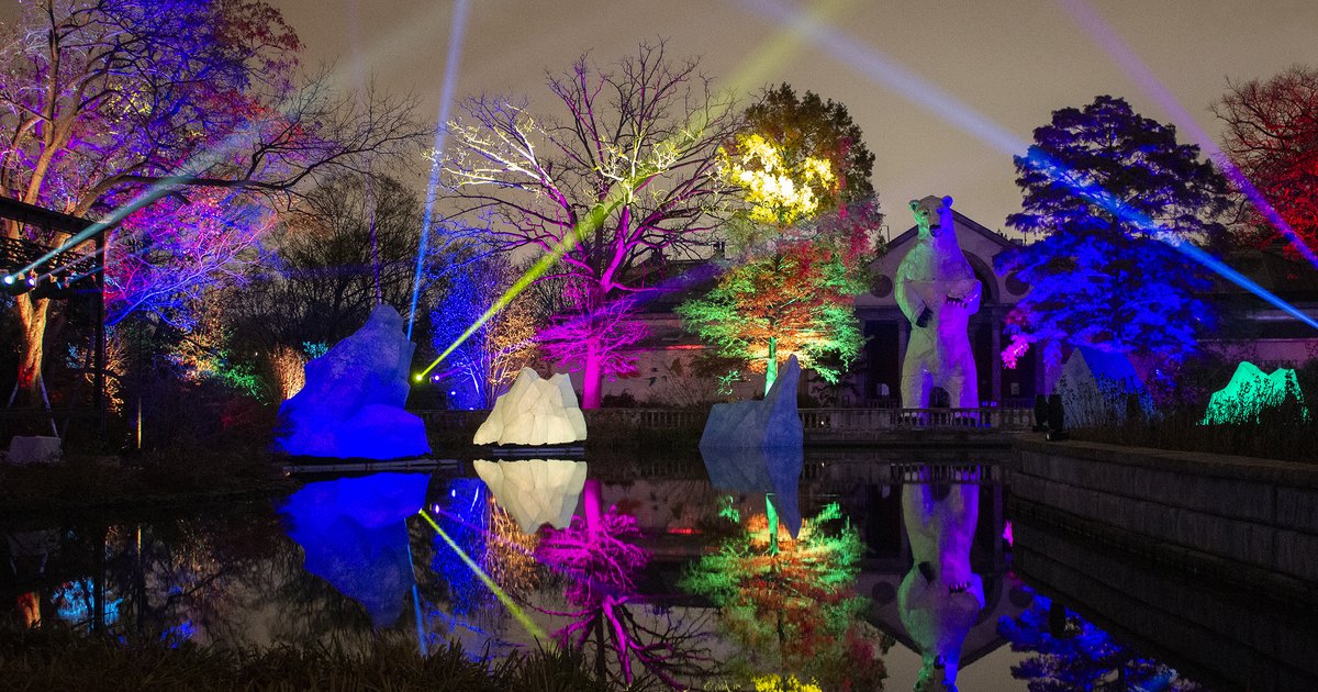 Inside LumiNature, new holiday lights experience at the Philadelphia