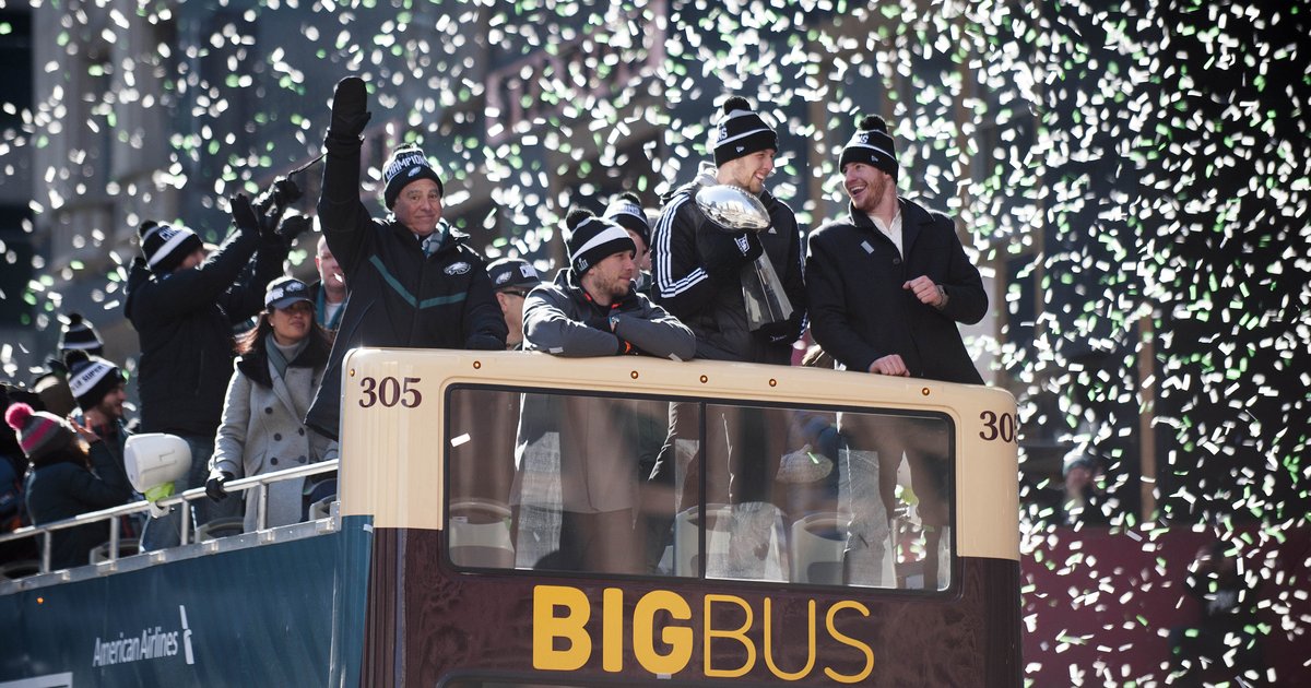 700 pounds of confetti were shipped to Philly for the Eagles Super Bowl ...