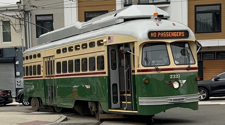 SEPTA classic trolley delay