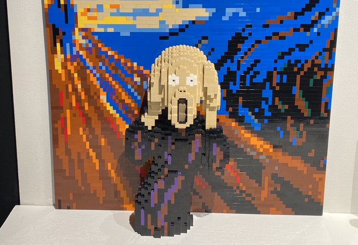 Lego art The Scream