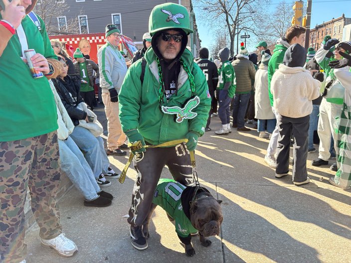 Eagles Parade 2025 Dogs