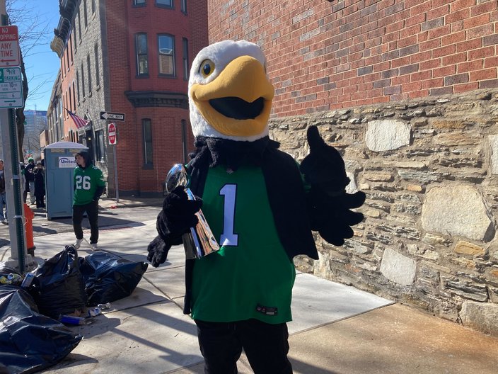 Eagles Parade 2025 Swoop Costume