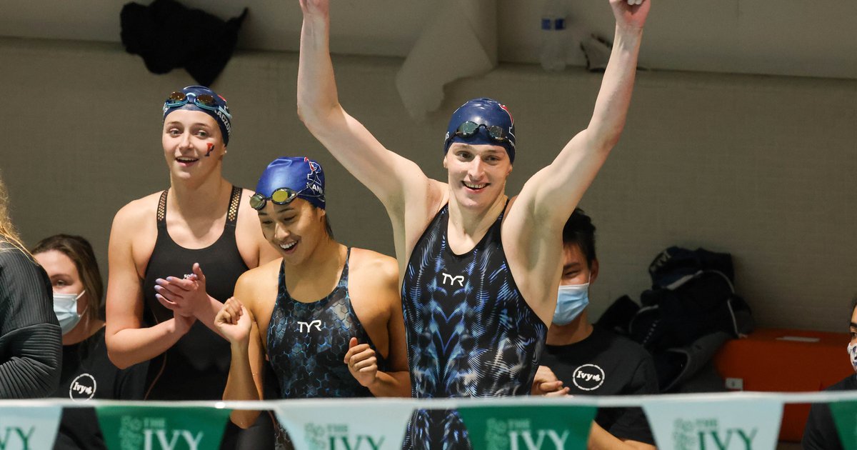 Penn swimmer Lia Thomas sets six records at Ivy League Championships amid  debate on fairness of transgender women competing | PhillyVoice