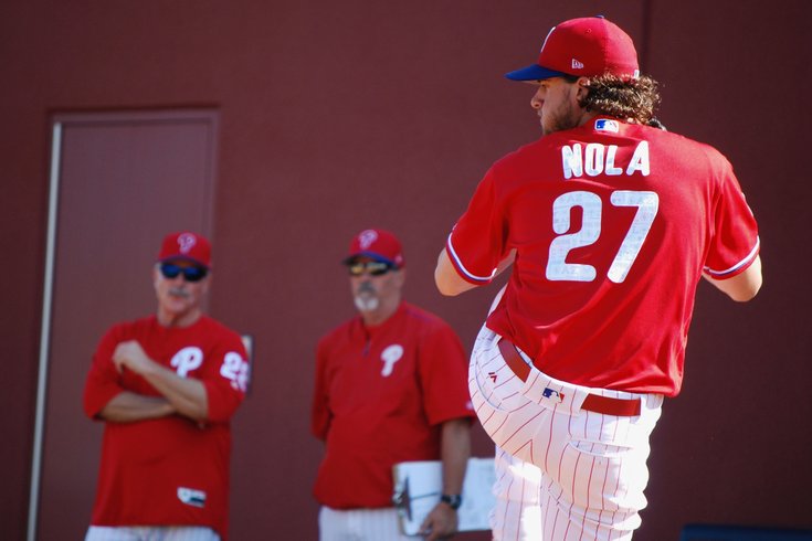 When Aaron Nola will make his first Grapefruit League start (and other  Phillies pitching updates)