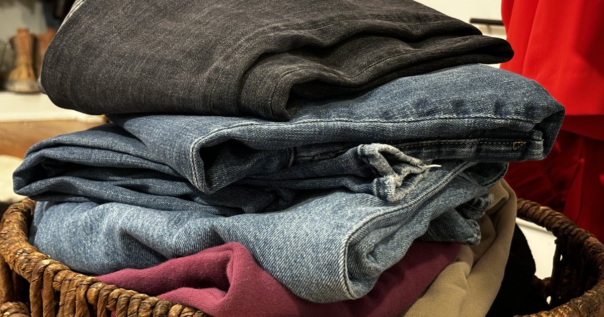 How often should you wash your blue jeans? Not as often as you might