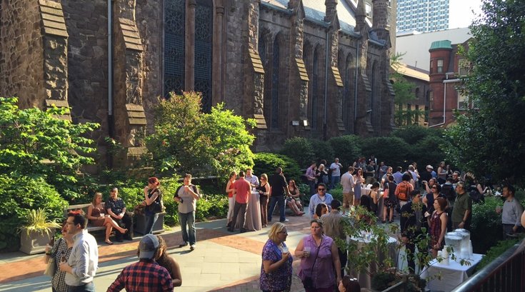 Mutter Museum beer garden