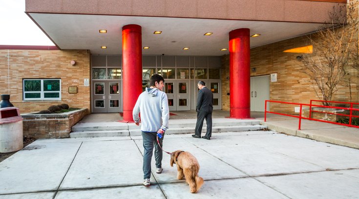 Carroll - NJ Student brings Service Dog to School