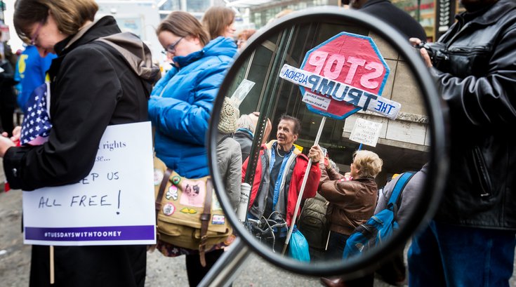Carroll - Protest at Office of Pat Toomey