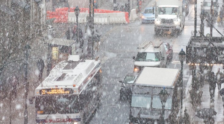 Carroll - Snow in Center City