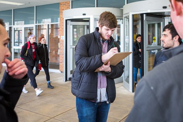 Carroll - Temple University students register to vote