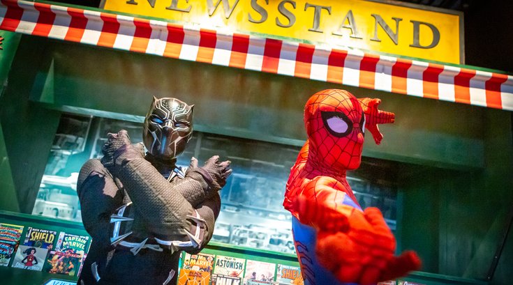 Carroll - Marvel: Universe of Super Heroes, exhibit at The Franklin Institute