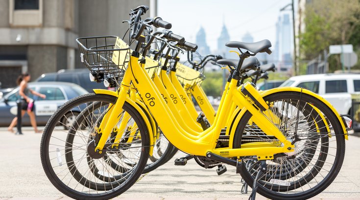 Carroll - Ofo bike share bicycles in Camden, NJ