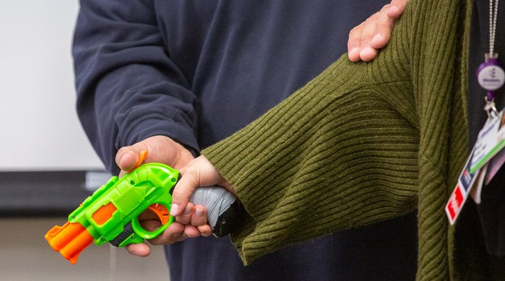 Carroll - Einstein Gun Safety Demo