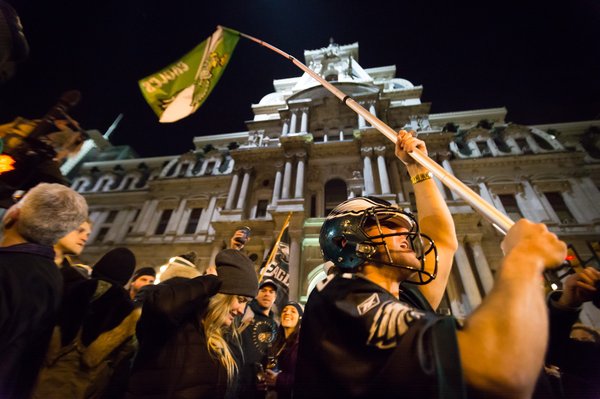 Carroll - Eagles' Super Bowl Win Celebrations and Destruction