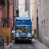 Carroll - Garbage Truck in Center City Alley