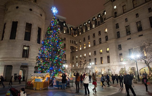 Philadelphia City Hall christmas tree