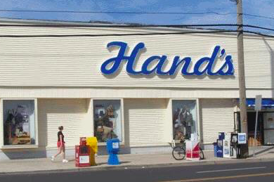 Jersey Shore department store Hand's to 
