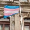 Philly City Hall Trans flag transgender visibility