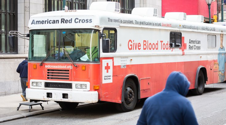 American Red Cross blood donation