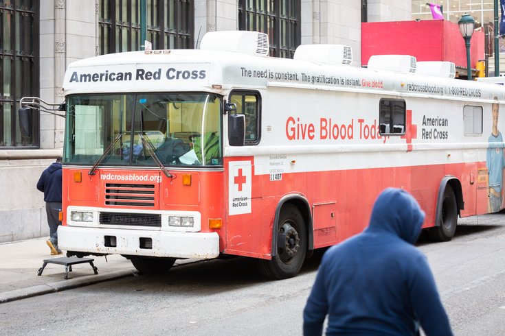 American Red Cross blood donation